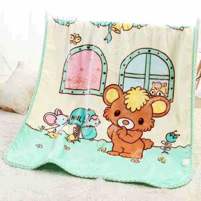 Pătură pentru copii, în stil cartoon, din fibră chimică, 500–800 g, pentru toate anotimpurile, potrivită pentru copii între 3 și 12 ani