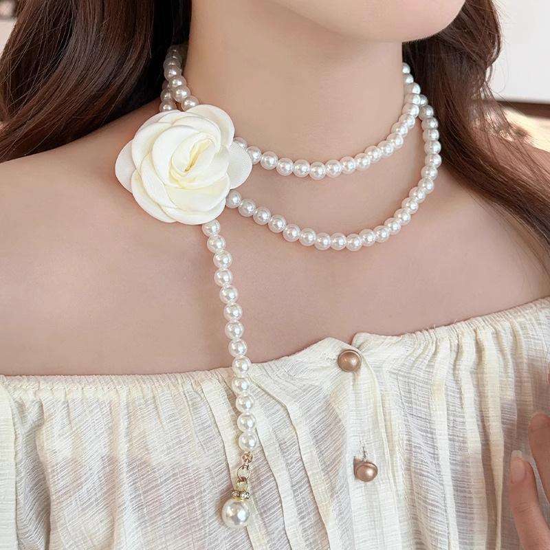 Lanț talie, Material: Plastic, Lungime: 110 cm, Lățime: 2-4 cm, Stil: Elegant