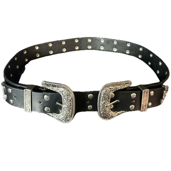 Ženski pojas od PU kože s PIN kopčom, kopča od legure, dvostruki nit, širina 2–4 cm, proljeće 2025