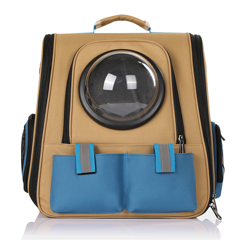 Geantă pentru animale de companie – rucsac portabil, respirabil, pentru pisici și câini, cu bretele frontale și crossbody (Poliester; Origine: Hebei; Duritate: Medie)