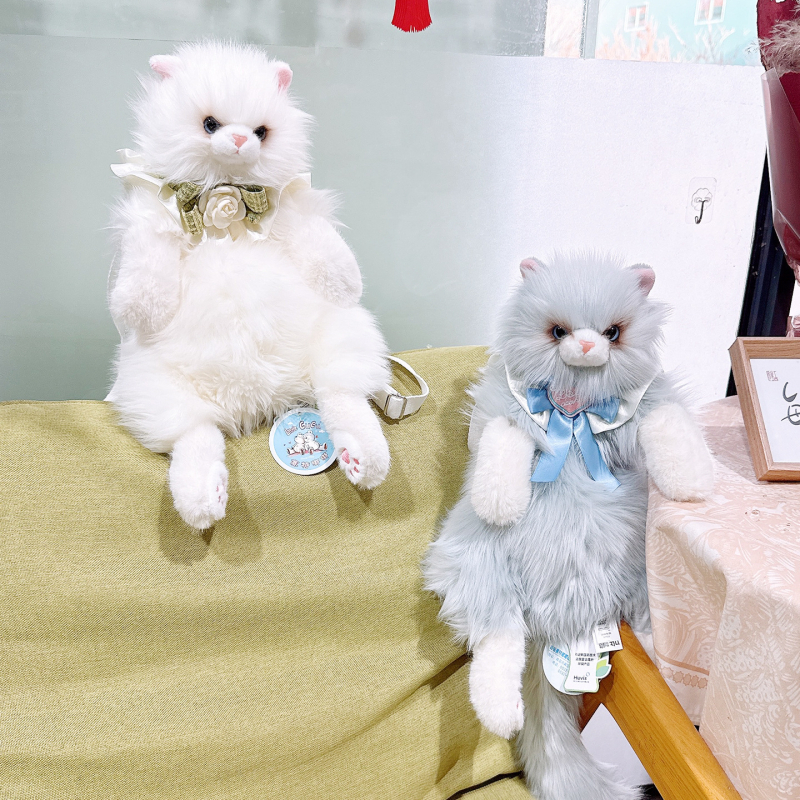 Rucsac pluș cu pisică - pluș foarte moale, umplutură PP bumbac, 14+ ani