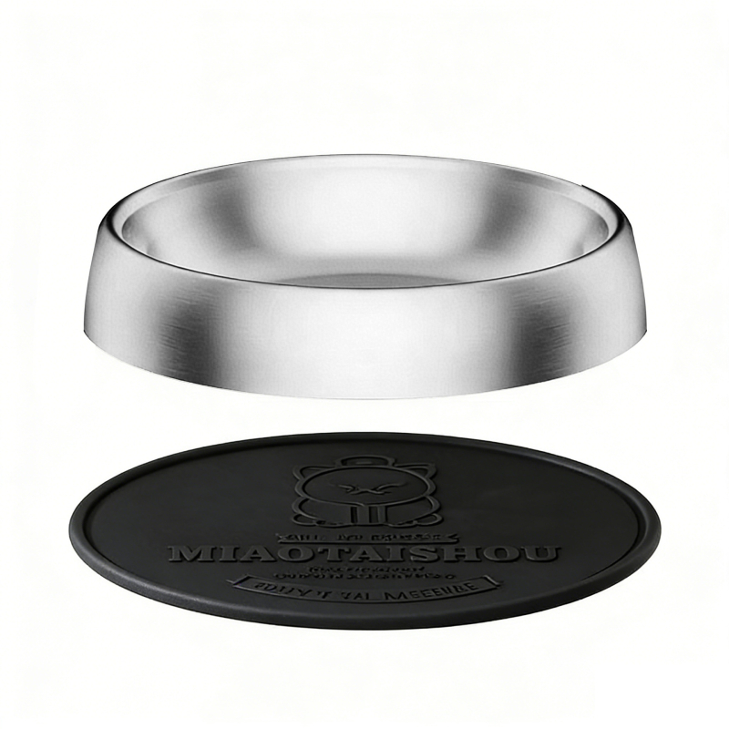 Hranilne posude za kućne ljubimce od nehrđajućeg čelika s protukliznim dizajnom, za mačke i pse, ručno hranjenje, pakiranje: 200 kom