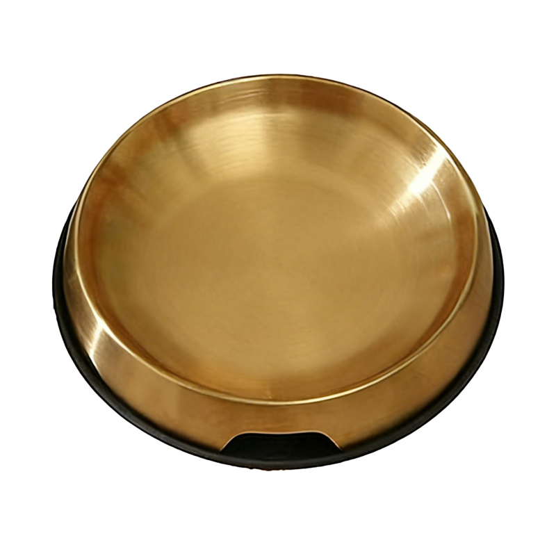 Hranilne posude za kućne ljubimce od nehrđajućeg čelika s protukliznim dizajnom, za mačke i pse, ručno hranjenje, pakiranje: 200 kom