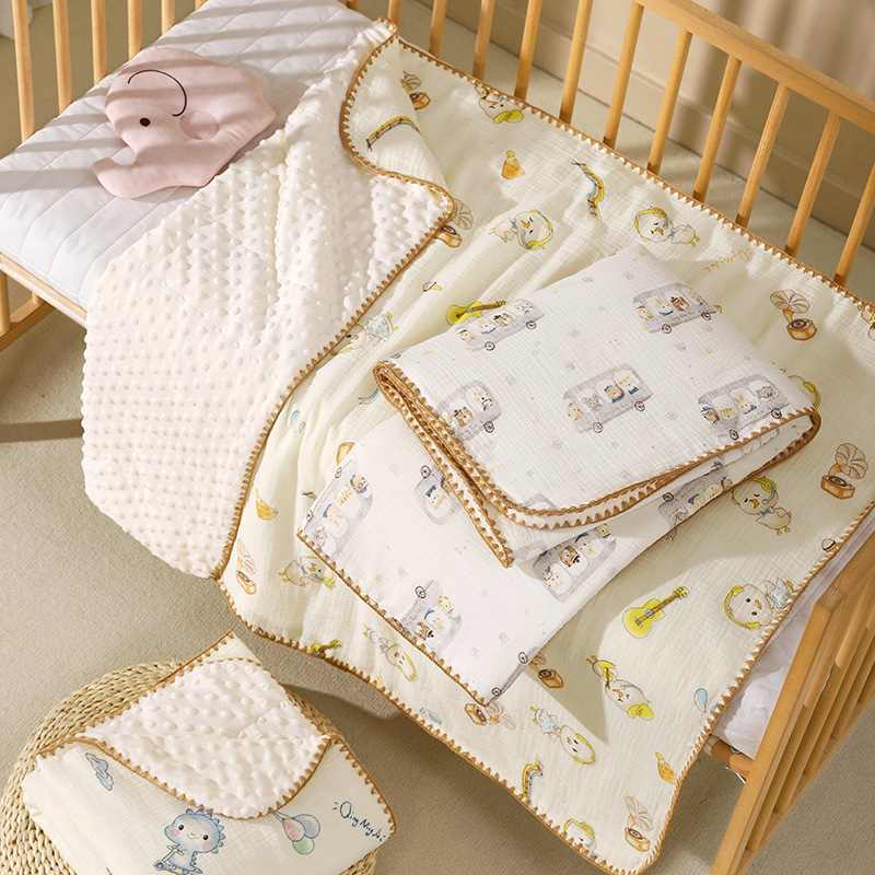 Dječja pamučna deka s crtić motivom, 500–800 g, četiri sezone, za dojenčad i djecu