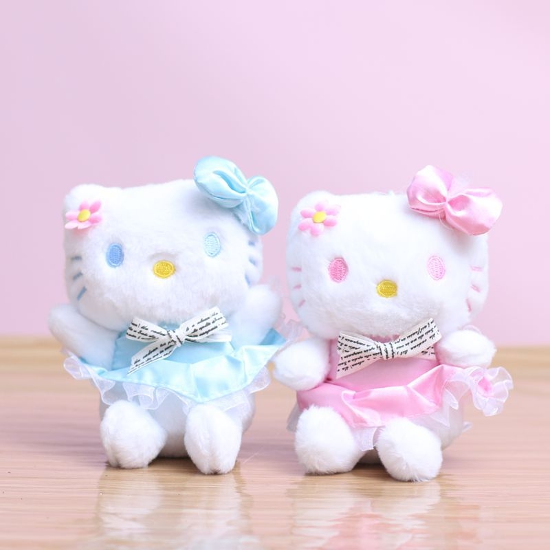 Mačja plišana figura za ključeve – iznimno mekan kratki pliš, punilo PP pamuk, OEM logo