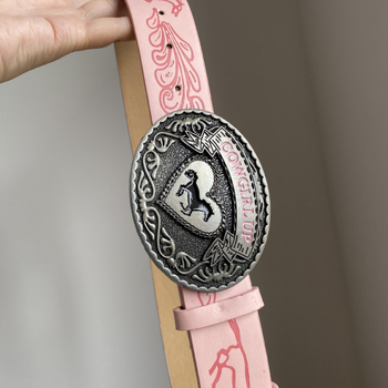 Pojas od imitacijske kože, spona od legure, kopčanje kukom, marka Yiting, ljeto 2025, stil osobnosti