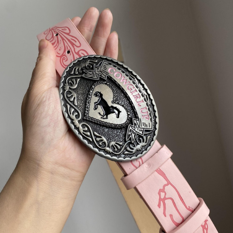 Pojas od imitacijske kože, spona od legure, kopčanje kukom, marka Yiting, ljeto 2025, stil osobnosti