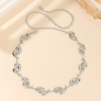 Lanac za pojas sa srcem – metal, unisex, svestran stil, izdanje jesen 2025