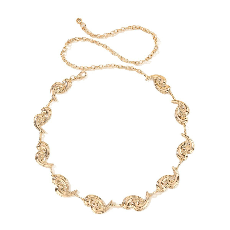 Lanac za pojas sa srcem – metal, unisex, svestran stil, izdanje jesen 2025