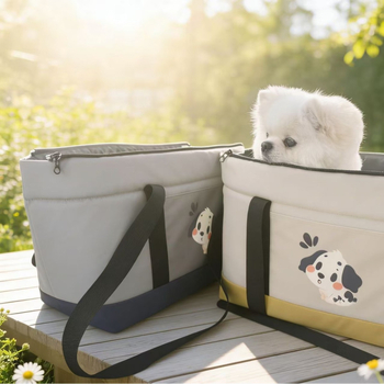 Torba za kućne ljubimce od poliestera, velika kapaciteta, životinjski uzorak, marka YF