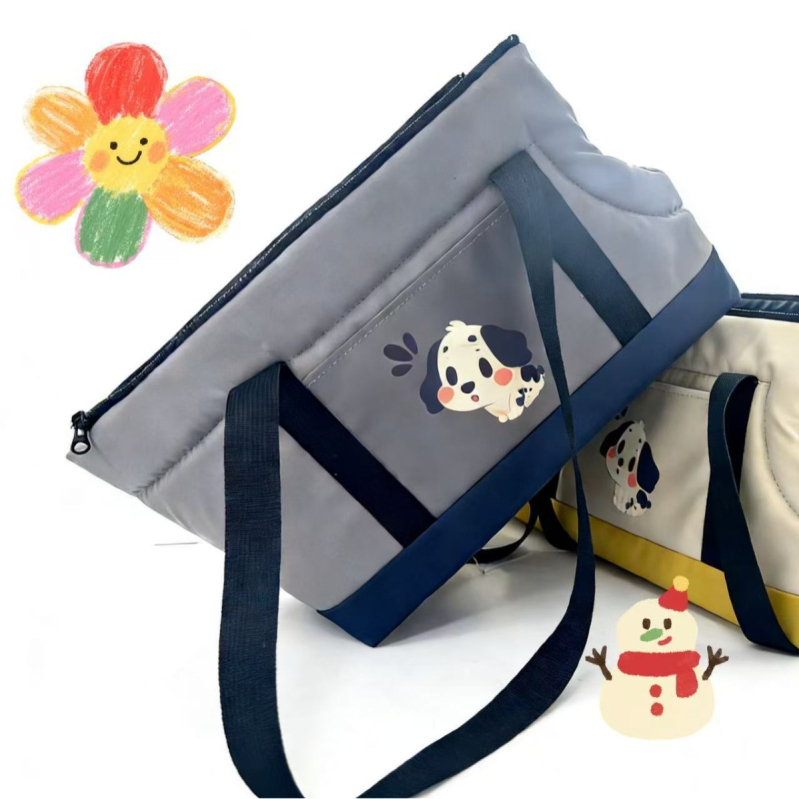 Torba za kućne ljubimce od poliestera, velika kapaciteta, životinjski uzorak, marka YF