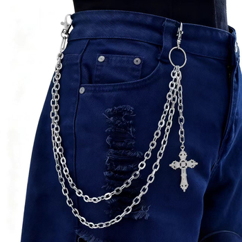 Struk lanac, metalni, hip-hop stil, unisex, prilagodljivo od Lihan Jewelry