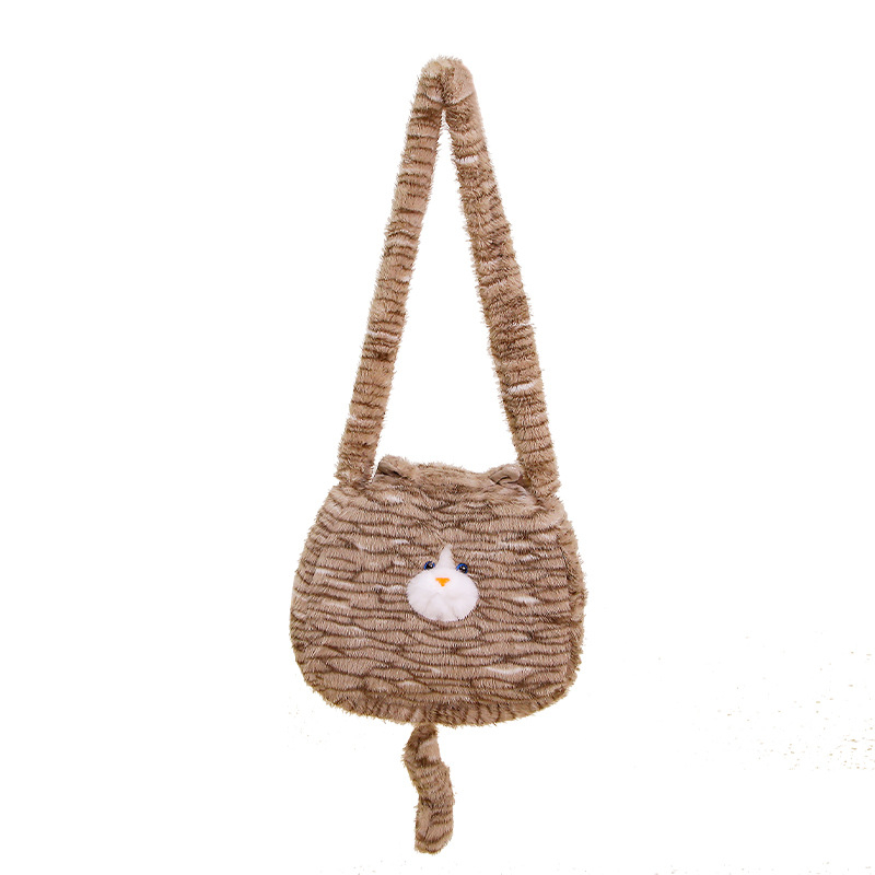 Mačja pliš lutka — super mekani kratki pliš, punjenje od poliesterskog vlakna, za djecu 4–6 godina