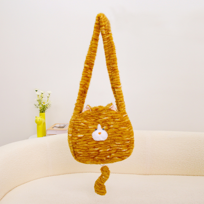 Mačja pliš lutka — super mekani kratki pliš, punjenje od poliesterskog vlakna, za djecu 4–6 godina