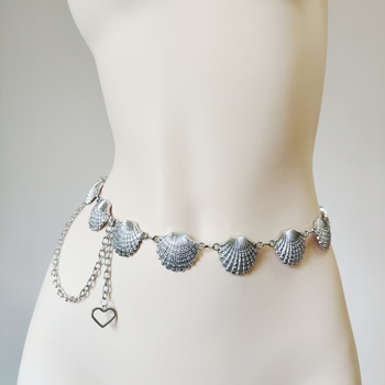 Metalni lanac za struk, duljina 80–100 cm, više petlji za remen, prilagodljiv, izlazak ljeta 2025