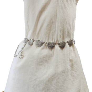 Metalni lanac za struk, duljina 80–100 cm, više petlji za remen, prilagodljiv, izlazak ljeta 2025