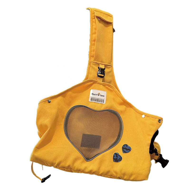 Torba za mačke od platna, mekana, prozračna, kapacitet 5 kg