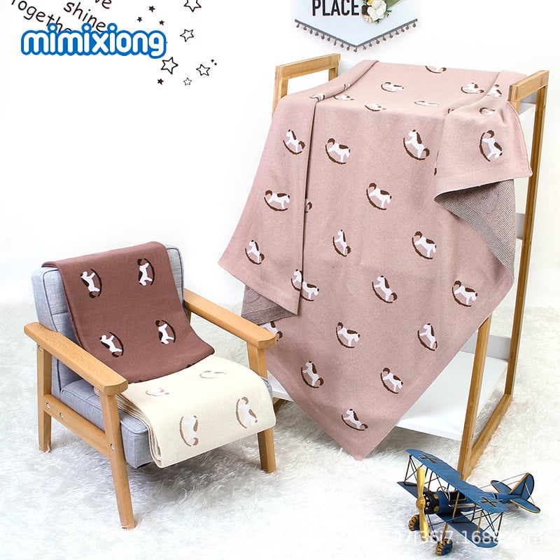 Pamukasta bebi swaddle deka s životinjskim cartoon uzorkom, za uzrast 1–3 godine