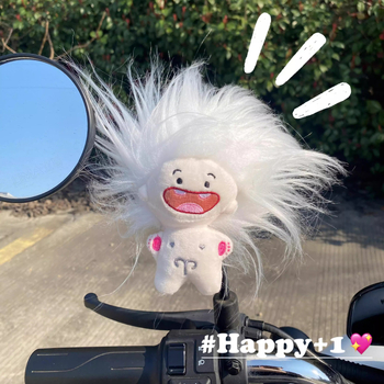 Υφασμάτινο κούκλα-κρεμαστό διακοσμητικό για ποδήλατο και μοτοσικλέτα