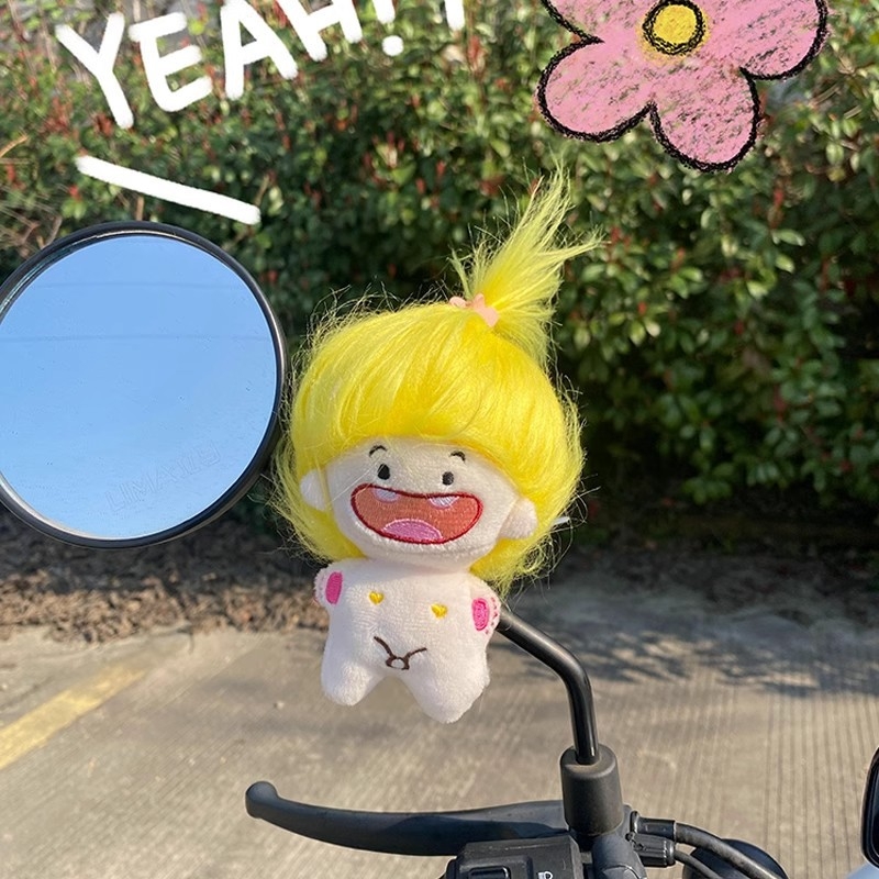 Υφασμάτινο κούκλα-κρεμαστό διακοσμητικό για ποδήλατο και μοτοσικλέτα