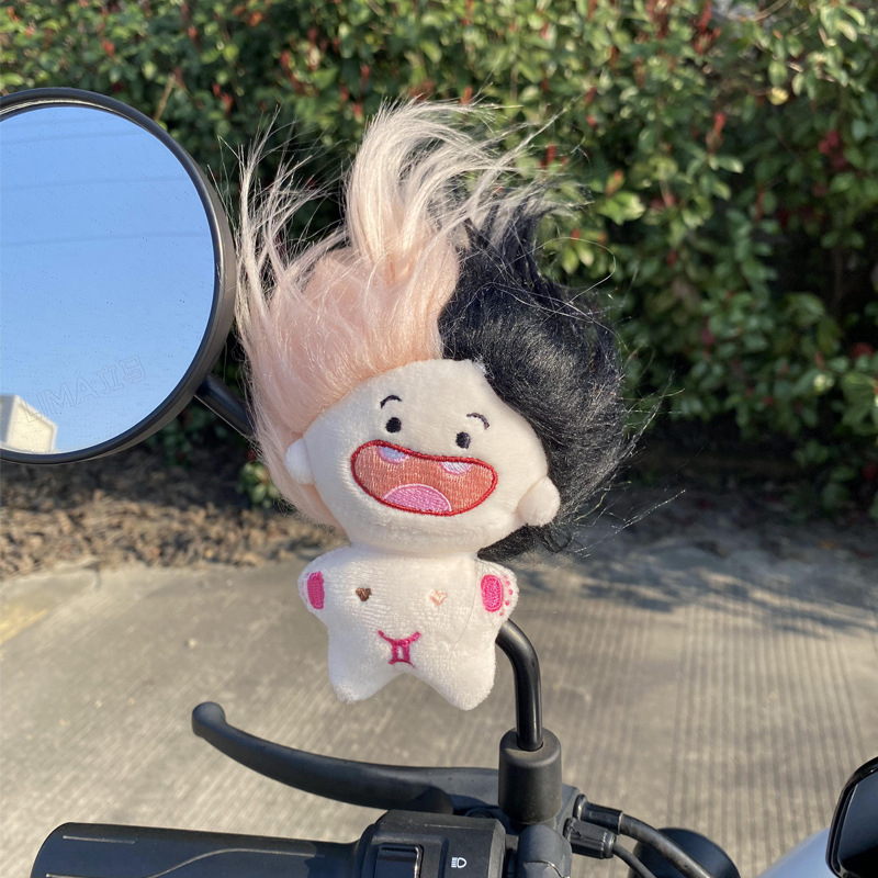 Υφασμάτινο κούκλα-κρεμαστό διακοσμητικό για ποδήλατο και μοτοσικλέτα