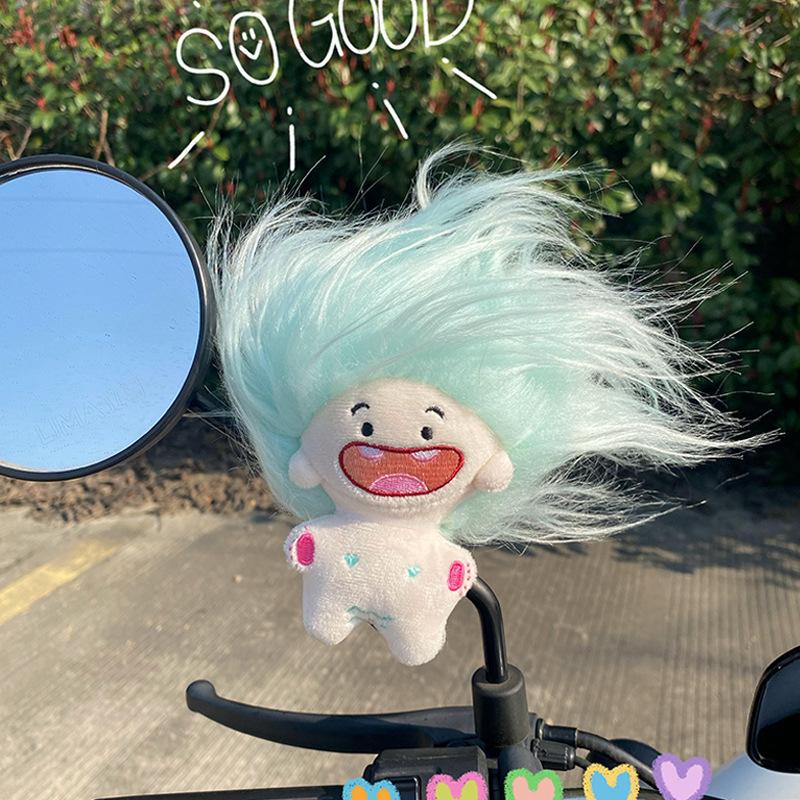 Υφασμάτινο κούκλα-κρεμαστό διακοσμητικό για ποδήλατο και μοτοσικλέτα