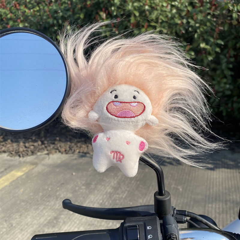 Υφασμάτινο κούκλα-κρεμαστό διακοσμητικό για ποδήλατο και μοτοσικλέτα