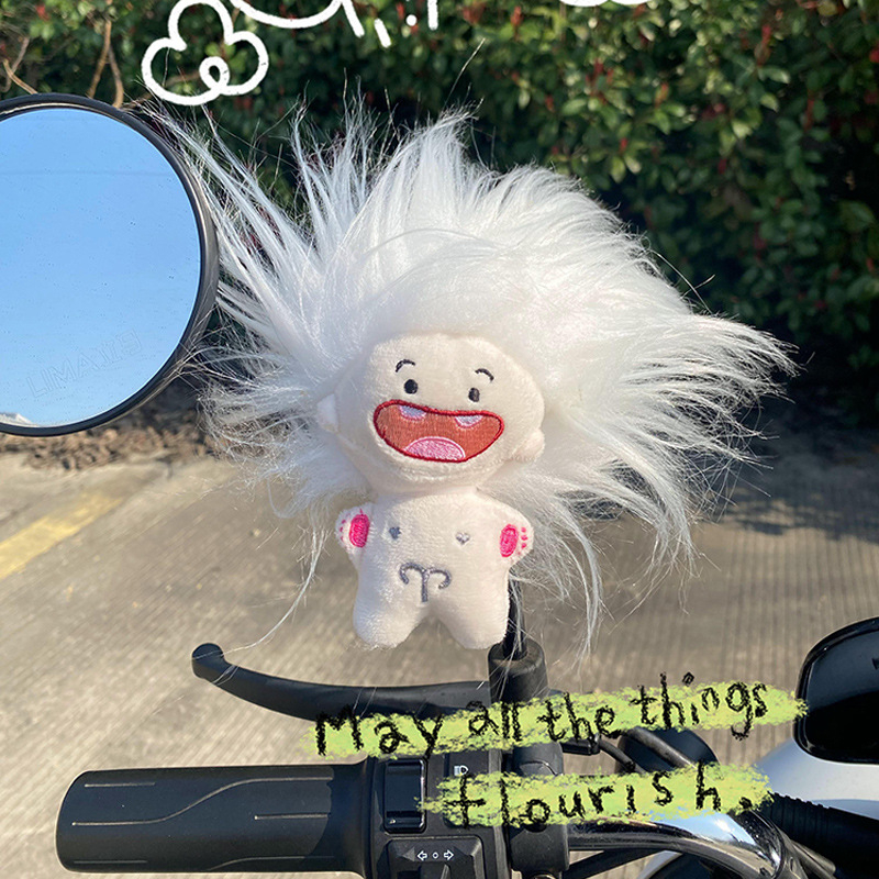 Υφασμάτινο κούκλα-κρεμαστό διακοσμητικό για ποδήλατο και μοτοσικλέτα