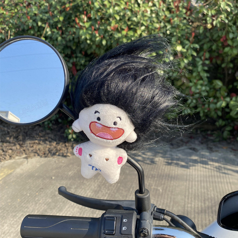 Υφασμάτινο κούκλα-κρεμαστό διακοσμητικό για ποδήλατο και μοτοσικλέτα