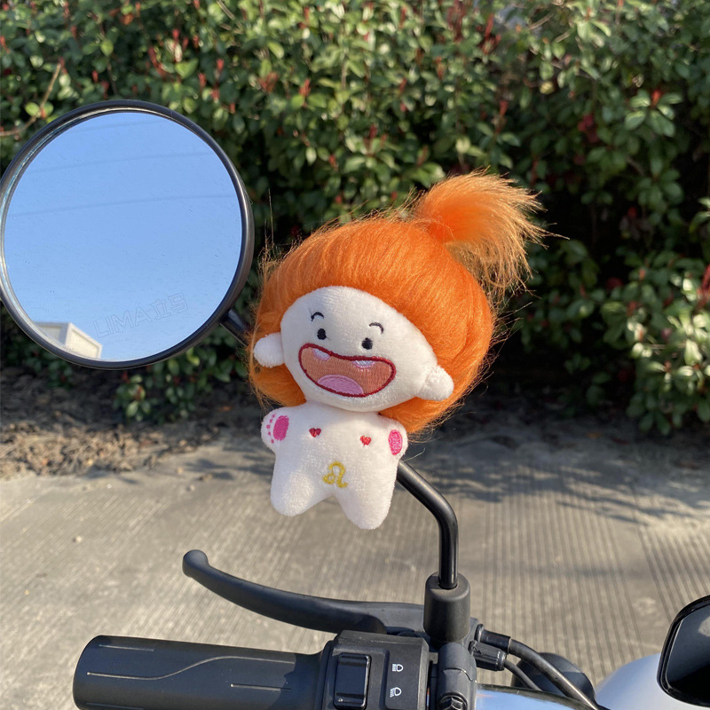 Υφασμάτινο κούκλα-κρεμαστό διακοσμητικό για ποδήλατο και μοτοσικλέτα