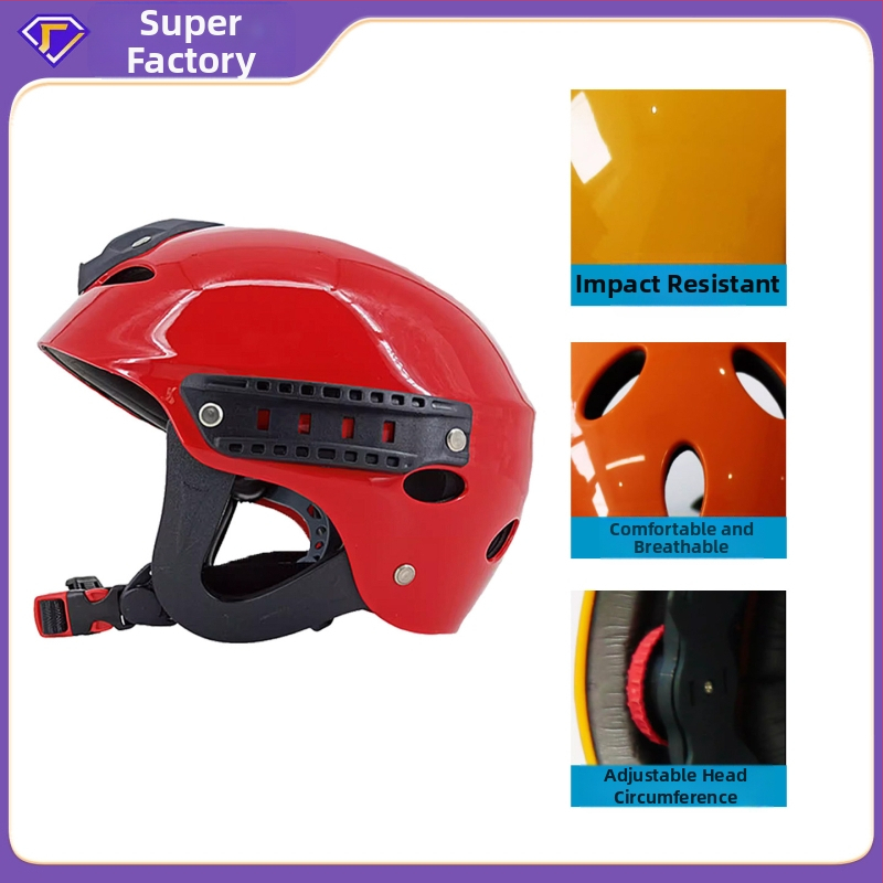 Totoro kaciga za spašavanje na vodi – lagana, s tračnicom, otporna na udarce, zaštitna kaciga