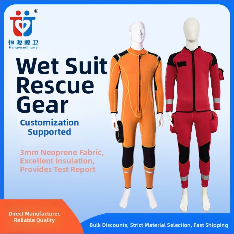 HYJW-008 Set za vodeno spašavanje s kacigom, spašavajućom obućom, nožem i užetom