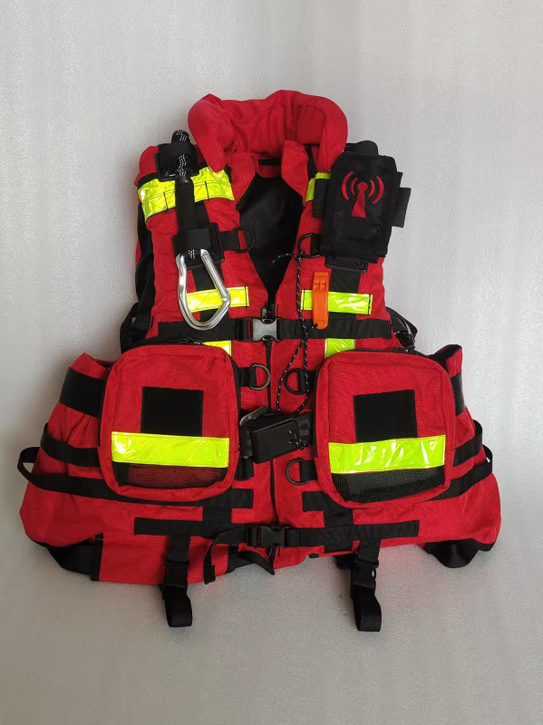 Prsluk za spašavanje pri raftingu — marka Hna, model Water rescue rafting life jacket, prilagođavanje dostupno