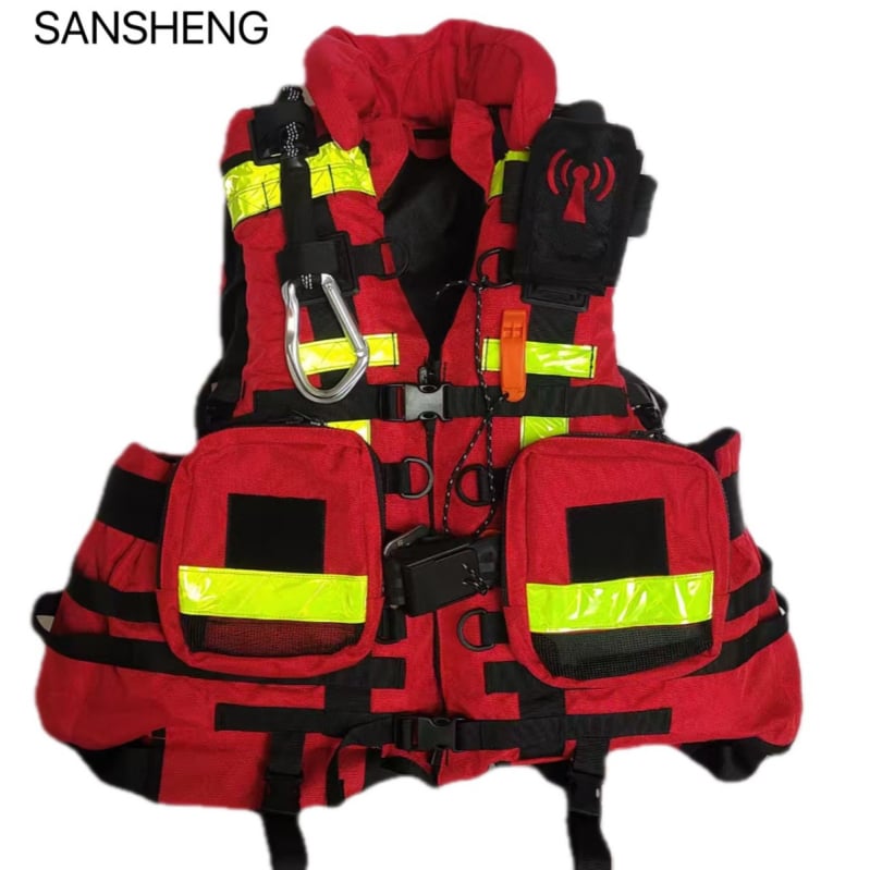 Prsluk za spašavanje pri raftingu — marka Hna, model Water rescue rafting life jacket, prilagođavanje dostupno