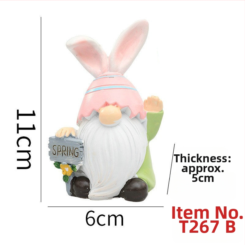 Winning Uskrsna figura od smole – zeko gnoms elf dekor dom