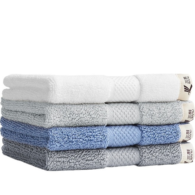 Pamukovi kvadratni ručnik za bebe, Jacquard tkanina, dvostruka niti, 67 g, apsorpcija vode 5–10 s