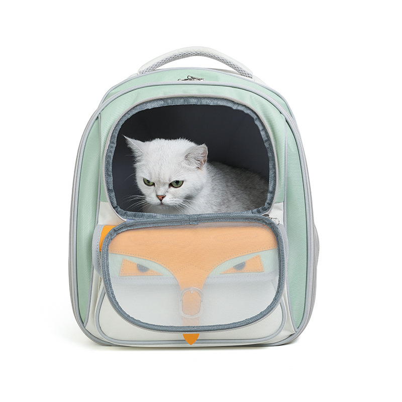 Ruksak za mačke - Oxford materijal, 40L kapacitet, sklopiv, prozračan, crtani uzorak
