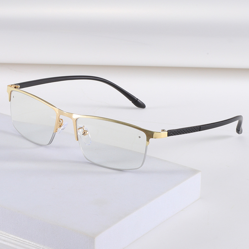 Ochelari de lectură cu lentile progresive multi-focale, lentile fotokromice și protecție împotriva luminii albastre, protecție UV