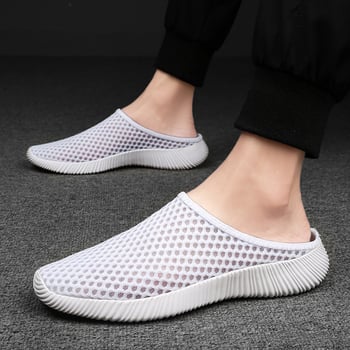 Plus-size muške prozračne Flyknit tenisice slip-on s gumom na đon