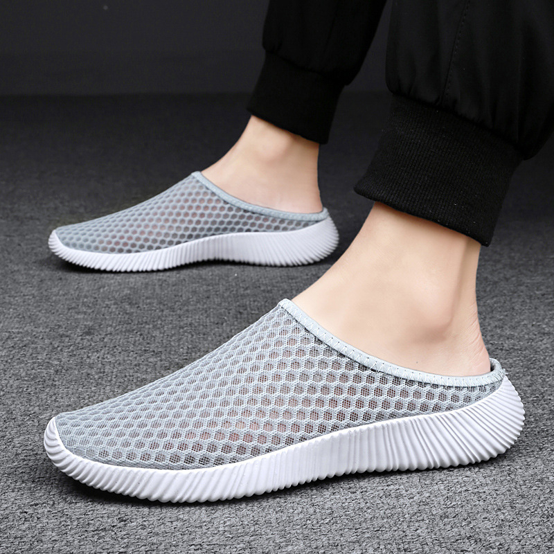 Plus-size muške prozračne Flyknit tenisice slip-on s gumom na đon