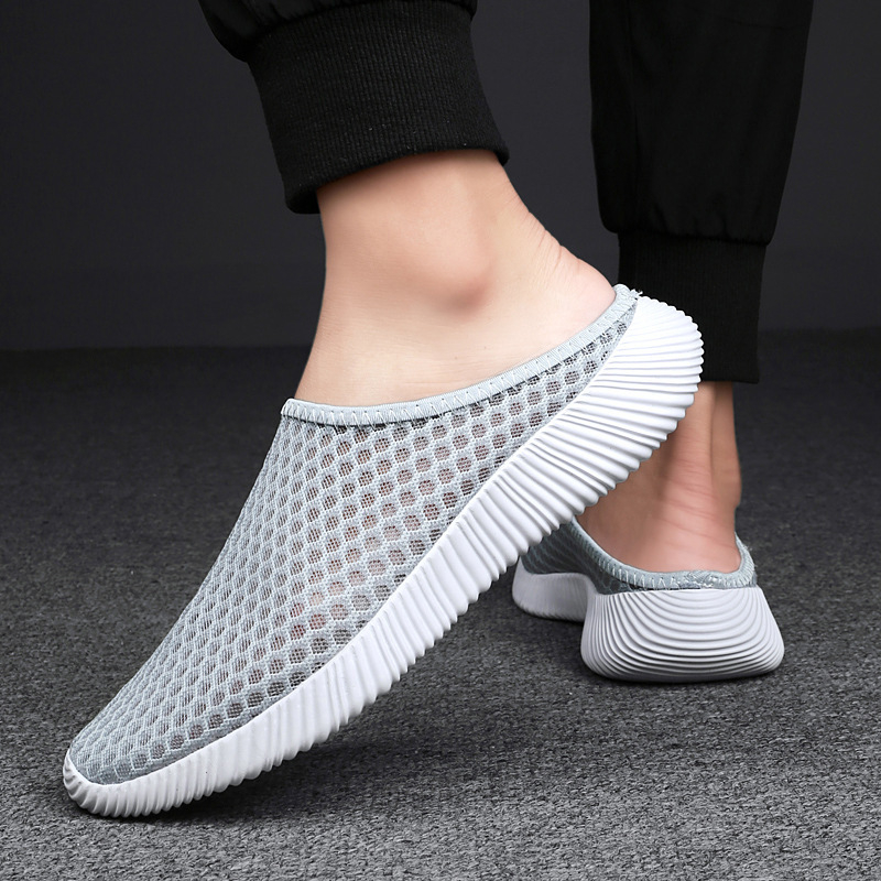 Plus-size muške prozračne Flyknit tenisice slip-on s gumom na đon