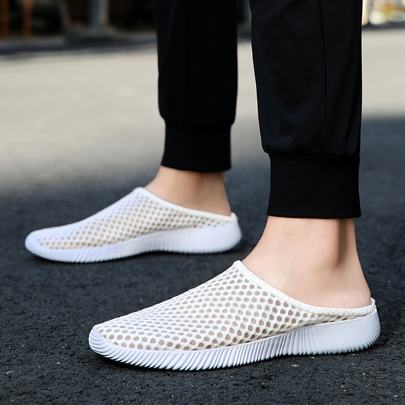 Plus-size muške prozračne Flyknit tenisice slip-on s gumom na đon