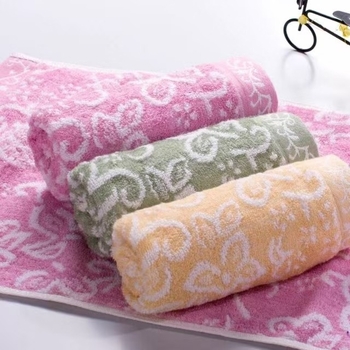Dječji ručnik od bambusovih vlakana, Jacquard, neuvijeno vlakno, 21s, 60 g, brzo upijanje, ručnik za lice i kupaonu, kvadratni ručnik