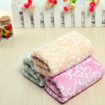 Dječji ručnik od bambusovih vlakana, Jacquard, neuvijeno vlakno, 21s, 60 g, brzo upijanje, ručnik za lice i kupaonu, kvadratni ručnik
