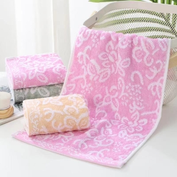 Dječji ručnik od bambusovih vlakana, Jacquard, neuvijeno vlakno, 21s, 60 g, brzo upijanje, ručnik za lice i kupaonu, kvadratni ručnik