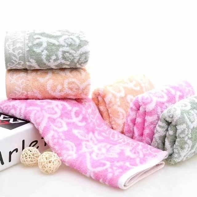 Dječji ručnik od bambusovih vlakana, Jacquard, neuvijeno vlakno, 21s, 60 g, brzo upijanje, ručnik za lice i kupaonu, kvadratni ručnik