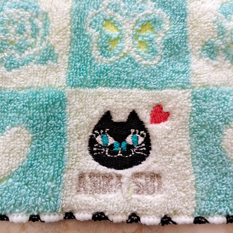 Pamuk kvadratna maramic za nos, 27 g, brza apsorpcija, vezenje, jacquard