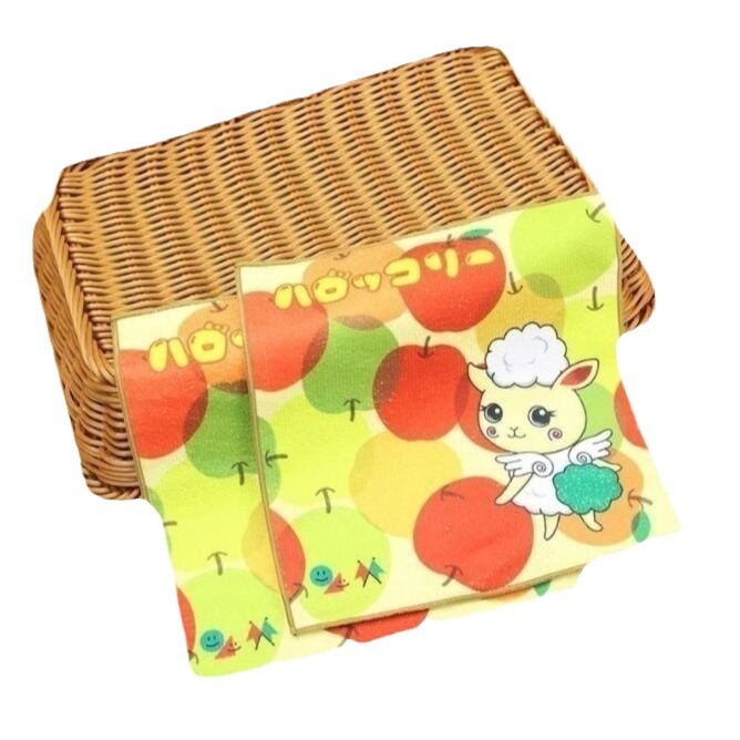 Dječji kvadratni ručnik s prilagođenom digitalnom tiskom toplinskog prijenosa, ultra fina vlakna, 255 GSM, prilagođena slika/logotip