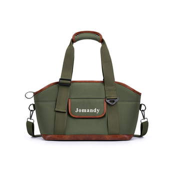 Torba za prijevoz psa u automobilu – prenosna, prozračna; ručni i rameni crossbody stil; poliester; za pse iznad 7 kg