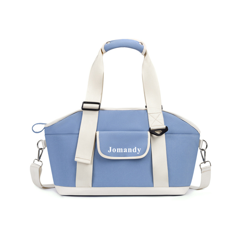 Torba za prijevoz psa u automobilu – prenosna, prozračna; ručni i rameni crossbody stil; poliester; za pse iznad 7 kg
